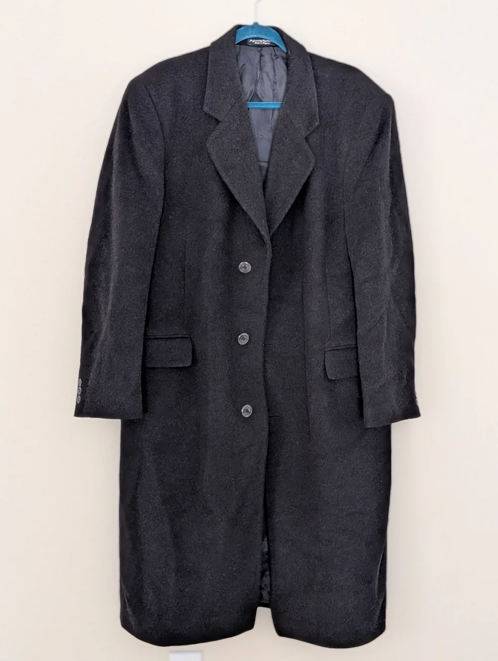 SILVER CLOUD CASHMERE BLEND WOOL COAT MENS SIZE 42R